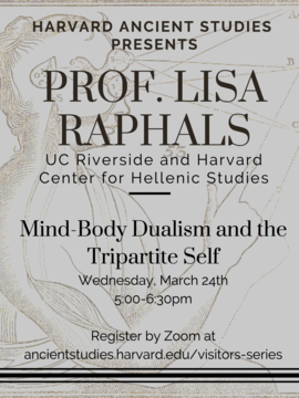 Lisa Raphals poster
